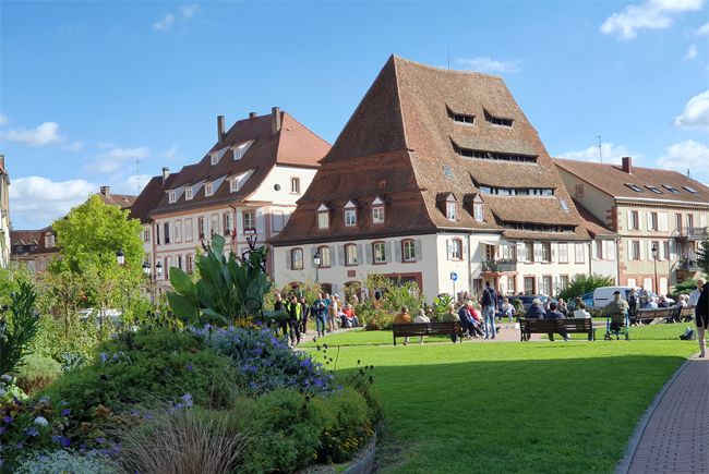 Salzhaus in Wissembourg, Frankreich