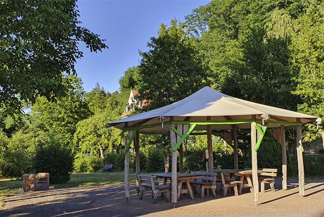 Grillplatz im Park Rumbach