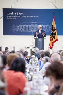 Bundespräsident Steinmeier im Schloss Belevue