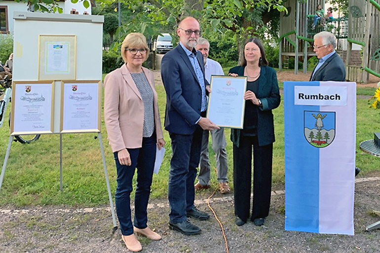 Ulrike Höfken verleiht Sonderpreis an die Gemeinde Rumbach 2019