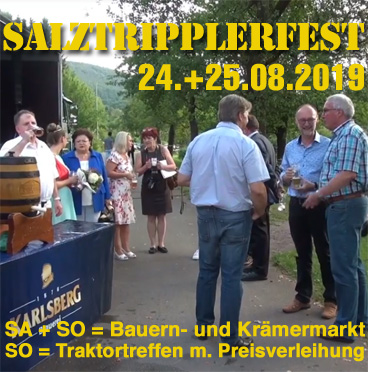 Salztripplerfest mit Bauernmarkt und Traktortreffen in Rumbach