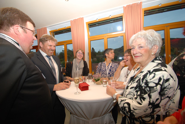 Bundespräsident Steinmeyer im Dorfgemeinschaftshaus