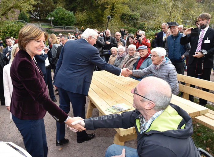 Bundespräsident besucht Rumbach